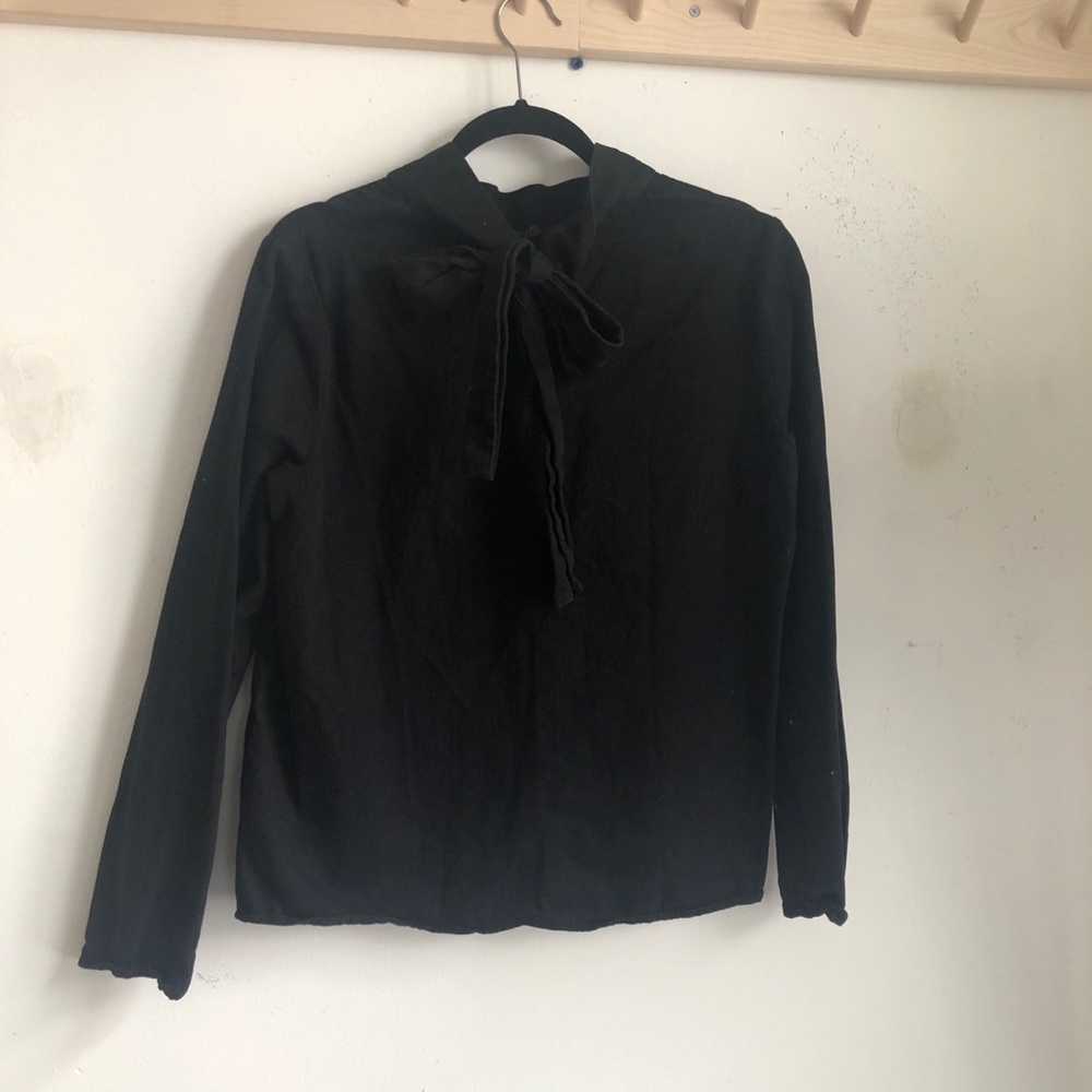 COS tie neck top